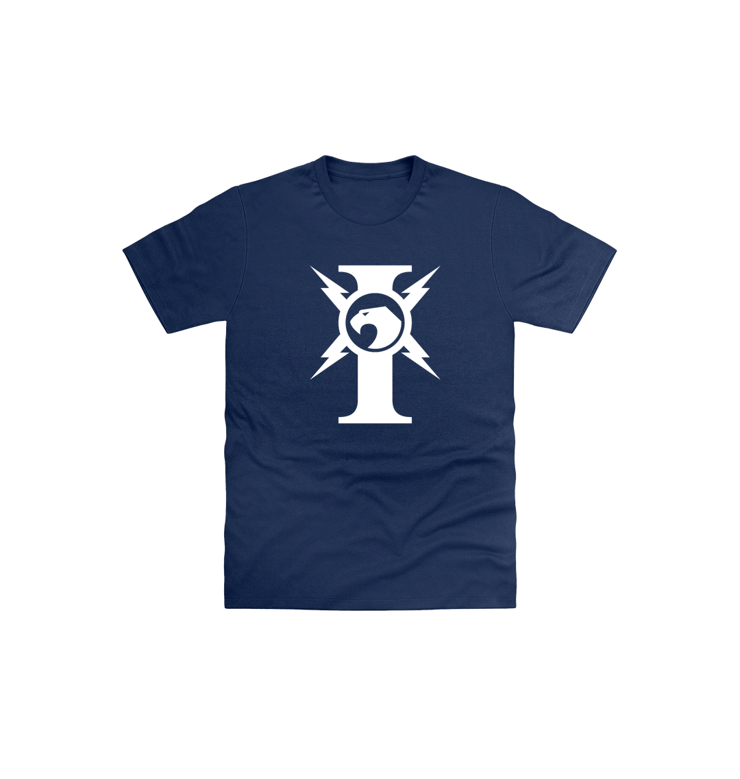 Navy Printed Kids T-Shirt